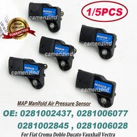 1/5PCS 0281002437 MAP Intake Air Pressure Sensor 0281006076 93171176 24459853 For Fiatt J-eep Volvoo