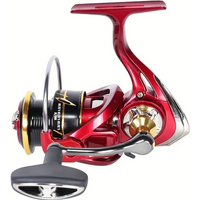 High-Speed 7+1BB 6.2:1 Gear Ratio Aluminum Alloy Spinning Fishing Reel Baitcasting Reel with Stainless Steel Spool, Metal Arm