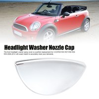 Front Headlight Washer Water Spray Cover Replacement for R55 R57 R56 R58 R59 2008-2014 Headlight Washer Nozzle Cover