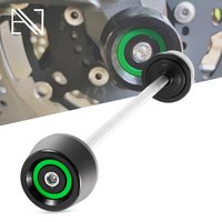 For Kawasaki NinjaH2 NinjaH2R Ninja H2 H2R ZH2 Z H2 Motorcycle Front Axle Slider Wheel Crash Pads Protector