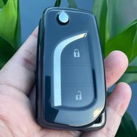 2 3 4 Buttons Tpu Car Key Cover Case Shell Protector Fob for Toyota Aygo Yaris Highlander Camry RAV4 Key Holder Car Accessories