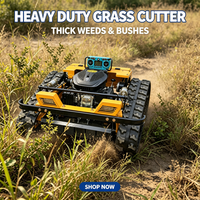 SDLOT All Terrain Lawn Mower CE EPA EURO5 Remote Control Crawler Grass Cutter Home Farm Use