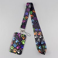 Kawaii Claw Credential Holder Colorful Lanyards for Keys Neck Strap ID Card Gym Phone Straps USB Badge Holder Hang Rope Lariat