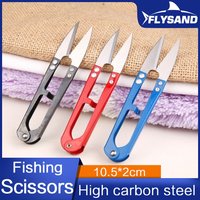 FLYSAND Angelschere, mehrfarbig, zum Trimmen, Nähen, Schere, Zange, U-förmige Haarschneidemaschine, Garn, Edelstahl, Stickerei, Handwerk