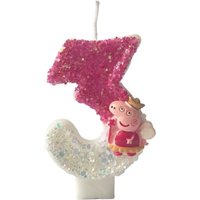 New Peppa Pig digital cake, candles, birthday cake, cute decoration, cartoon cake ornaments, independent box set, party supplies