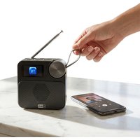 Bluetooth-compatible Internet FM Radio Built-in Battery Digital Radio with 1.47inch Color Display External Antenna Receiver