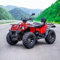 500CC ATV 4X4, All-Terrain Water-Cooled Engine, Large Quad Bike, Off-Road Buggy, 4WD Utility Vehicle