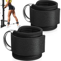 2PCS Set Premium Cable Kick Back Ankle Straps for Cable Machines Glute Kickback Ankle Strap for Workout Strength training belt