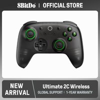 8BitDo - Ultimate 2C Wireless Gaming Controller for PC, Windows 10, 11, Steam Deck, Raspberry Pi, Android