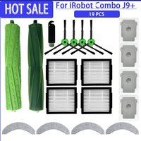 Fit For ( iRobot Roomba COMBO J7+ / COMBO J9+ / COMBO 10 Max) Vacuum Parts Main Roller Side Brush Hepa Filter Mop Cloth Dust Bag