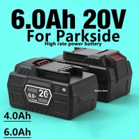 For Parkside 20V electric tool battery series PAP B1 B3 hand drill battery A3/PAP 208 A1 4.0Ah 6.0Ah lithium-ion battery