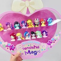 Hasbro My Little Pony Applejack Fluttershy Friendship Is Magic Series Action Figure Magic Bottle Blind Box Toys Collection Gifts