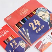 MLSIKE Color Charcoal Pencils 6/12/24 Pcs Art Students Artists Specialized Sketching Portrait Painting Hand Drawing Set