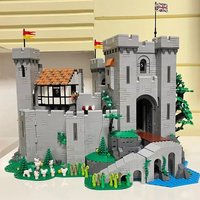 2026 New 4514PCS Lion Kings Castle Building Blocks Education Compatible 10305 Christmas Birthday Gifts Toys Home decor ornaments