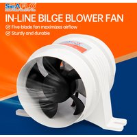 12V 24V DC straight-flow engine room fan exhaust fan 3 Inch 4 inch fan room car yacht fan