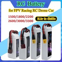 3S 11.1V 1500-3300mAh 6S 22.2V 5200mAh 60C Lipo Battery XT60 EC5 XT90 for FPV Racing RC Drone Car