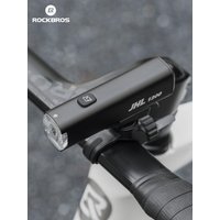 AliExpress ROCKBROS Bicycle Light 1200LM 5000mAh Type-C Rechargeable Headlight Anti-glare Design IPX6 Flashlight Quick Release Bike Light