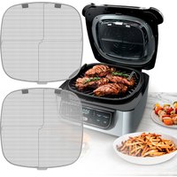 Stainless Steel Splatter Guard Splatter Screen Reusable Air Fryer Splatter Screen for Ninja Foodi AG300C AG301C AG302 AG400