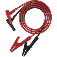 19A 100CM Alligator Clip to Banana Plug Test Cable Lead Connector Dual Probe 4mm Crocodile Clip For Multimeter Measure Tool