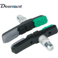 Deemount Triple Color V-Brake Pads MTB Mountain Bicycle Linear Pull V Clamp 70mm Blocks High Stopping Power All Weather Use