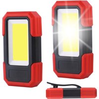 600LM COB LED Camping Emergency Flashlight 3AAA Work Light Magnetic Inspection Lamp 3Modes Hunting Fishing Torch Lamp