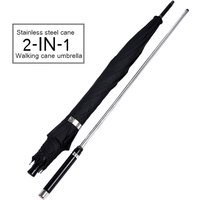 Self Defense Long Handled Business Umbrella, Windproof, UV Proof, Suitable for Climbing, Hiking, Strolling in the Rain