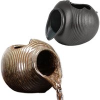 Top Opening Circulating Water Clay Pot Decorative Flower Pots Open Ceramic Tank Multi-functtional Easy To Clean