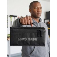 Portable Lipo Safety Bag Waterproof Battery Safe Guard Pouch Large Capacity Double Zipper Top Handle Battery Fireproof Handbag