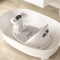 Children's Shower Seat Portable Shower Stand for Newborns and Young Children Childrens Growth Accessories Temperature Sensing