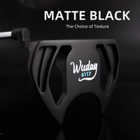 Left-Handed Universal Golf Putter, Cast Stainless Steel Shaft, Low Center of Gravity Design, Non-Slip Grip with Aiming Line - Suitable for Beginners, Black, High-End Golf Equipment, Modern Golf Gear,