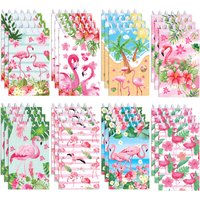 8pcs Hawaii Flamingo Mini Spiral Pocket Notebooks Memo Pad Coil Booklet Notepads For Stationery School Diaries Summer Party
