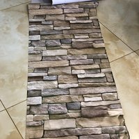 Retro Stone Blocks Pattern PVC Wallpaper Waterproof Removable Self-Adhesive Contact Paper for Bedroom Furniture Decoration