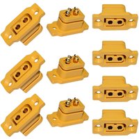 Amass XT60E-F XT60E Female Plug XT60H Male Bullet Connector Plug Adapter For RC FPV Lipo Battery RC Quadcopter XT60E Female Plug