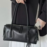 New Senior Sense Genuine Leather Commuter Shoulder Bag Korean Version Casual Top-grain Cowhide Large-capacity Women Shoulder Bag
