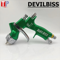 Green Spray Gun GTl Pro Car Paint Spray Gun TE20/T110 1.3mm/1.8mm Nozzle with Mixed Glass Water-based Air Spray Gun.