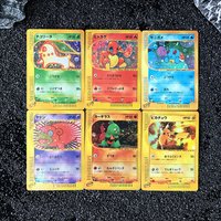 DIY Single Card PTCG Rating Card Proxy Card CHIKORITA SQUIRTLE SLOWPOKE PICHU Anime Card Game Card Hobby Game Collection Card