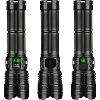 Most Powerful LED Flashlight 99000000LM Super Bright 1500W LED Flashlight Long Range Tactical Torch Rechargeable Camping Lantern