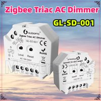 Zigbee 3.0 Triac AC Dimmer GL-SD-001 Mini Smart Light Dimmer 220V Dimmable Push Switch Module Compatible 2.4G RF Remote Control
