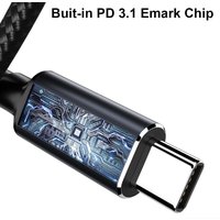 180CM Laptop USB Type C to DC Cable 20V 7A Emark Chip PD 140W Converter Line 5.5X2.5mm Multiple Models for HP/Dell/Asus Office