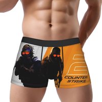CS GO CS GO Underpants Homme Panties Man Underwear Print Shorts Boxer Briefs