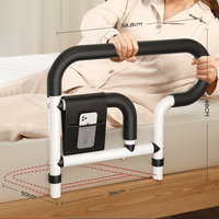Pregnant Women Bedside Handrai Aid Stainless Steel Help Safety Guard Bed Wake Up Safety Assist Frame Elderly Bedside Armrests