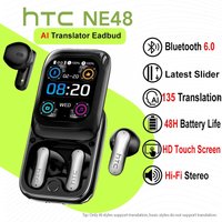 HTC Original Language Translate Bluetooth Earphones NE48 In Ear Noise Reduction Wireless Earbuds Touchscreen Mobile Phone