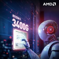 NEW AMD Ryzen 5 3400G 4-Core 8-Thread Processor PCIe 3.0 Socket AM4 12NM R5 3400G CPU 3.7GHz L3=4M DDR4 but No Fan