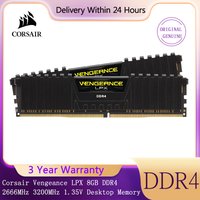 Corsair Vengeance LPX 8GB DDR4 3600MHz 3200MHz 2666MHz 2400MHz 1.35V Desktop Memory XMP2.0 Black