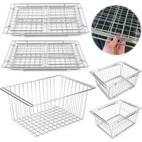 New IGT Camping Drain Basket camping Folding Storage Basket Pots Bowls Plates Holder Basket for IGT Desktop Side Expansion Rack