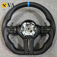 For BMW F30 F10 F15 F36 F20 F22 F25 F32 M3 M5 E84 E87 E70 E90 E91 Leather Car Steering Wheel image 4