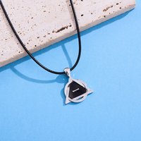 Stainless Steel Therian Pride Symbol Necklace Therian Pendant Necklaces Jewelry Gifts for Men Dad Son Husband
