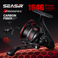 Seasir P-Series Prospec Carbon Fiber Spining Reel 9Kg Max Drag 8+1BB 5.2:1/6.2:1 Freshwater Saltwater Fishing Reel