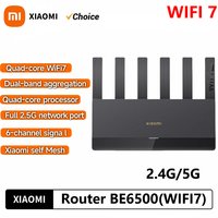 New Xiaomi Router BE6500 WiFi 7 6500M Full 2.5G Network Port 4-core Qualcomm Processor loT Smart Linkage Network Security Home