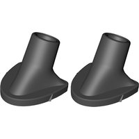 Golf Bag Stand Replacement Feet 2pcs Golf Bag Stand Feet Necessary waterproof Black Rubber easy to use Golf Bag Feet